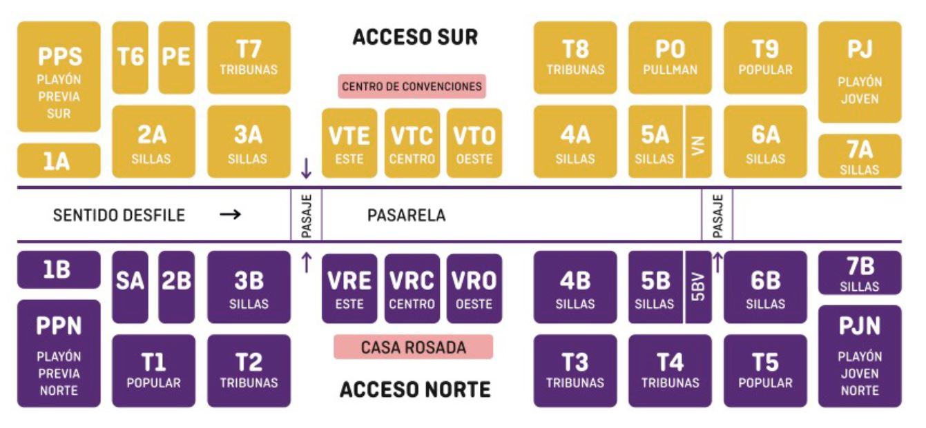 Plano Ubicación y Precios - Carnaval del país